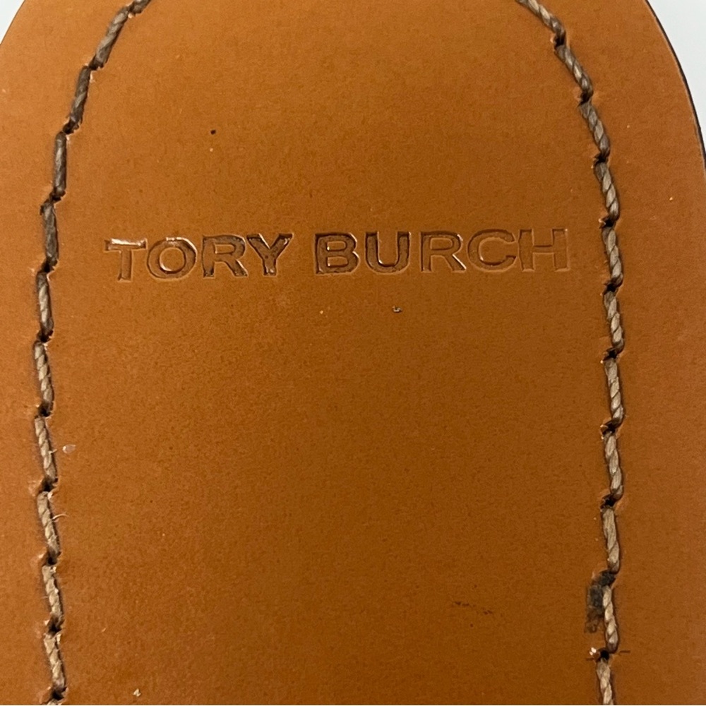 Tory Burch Blush Pink Miller Thong Sandals with Gold Logo - Picture 6 of 6
